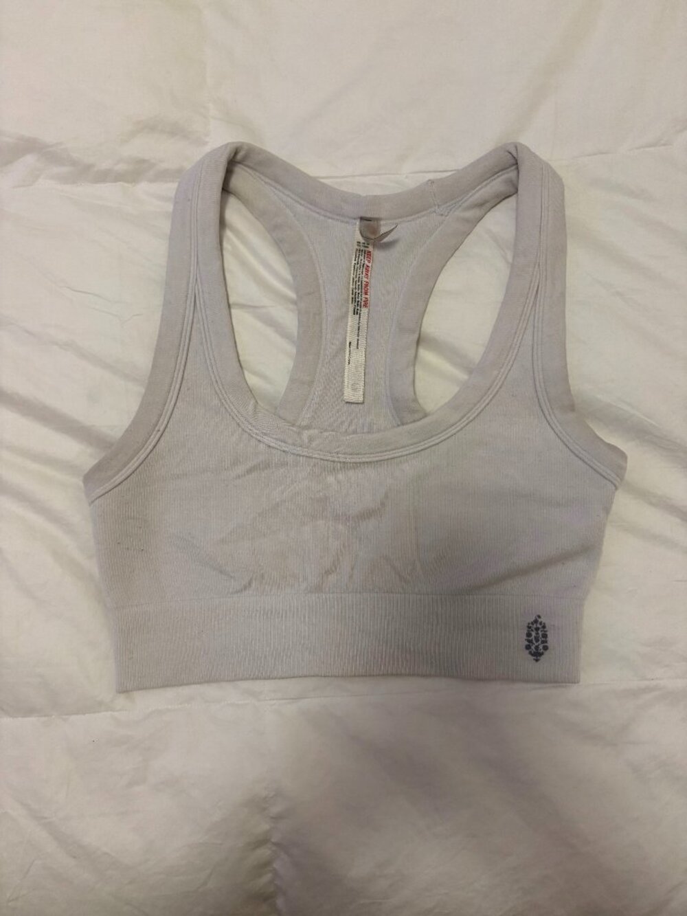 Free People Movement Mindfulness Bra White Size XS